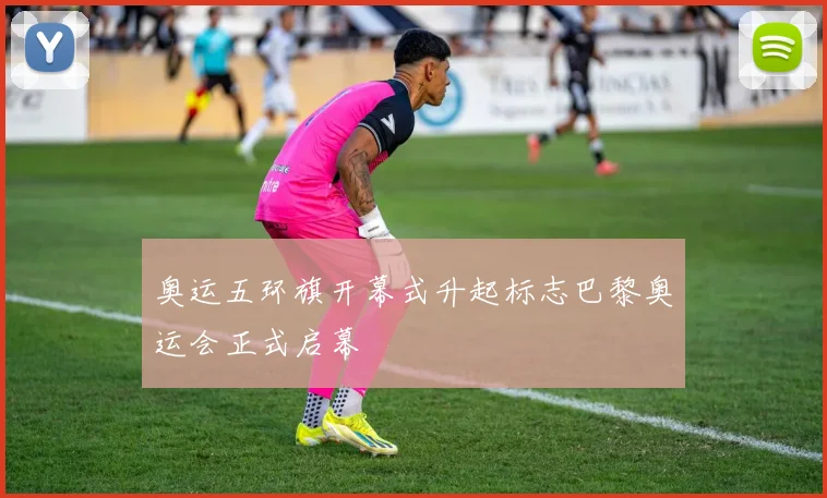 奥运五环旗开幕式升起标志巴黎奥运会正式启幕